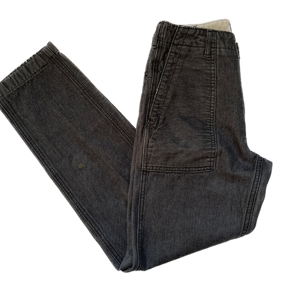 Vtg Levi's Jeans Straight Black Button Fly High Rise 29 x 32 White Tab Cotton - Picture 1 of 10